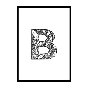 Plakat Litera B