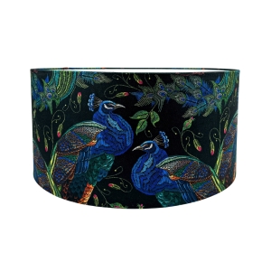 Abażur w pawie PAVA - walec 45 cm