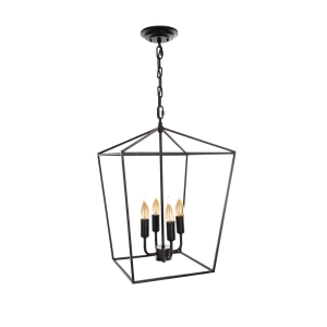 Czarna lampa wisząca GENTLE M