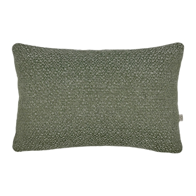 Butelkowozielona poszewka z grubym splotem LAS 30x45 cm