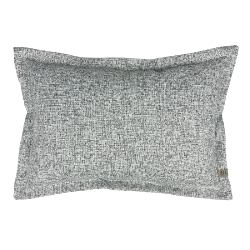 Szara poszewka na poduszkę z delikatnym splotem GRIS 30x45 cm