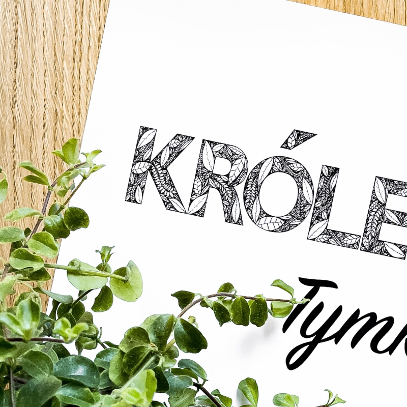 Plakat dla dziecka - widok detal.