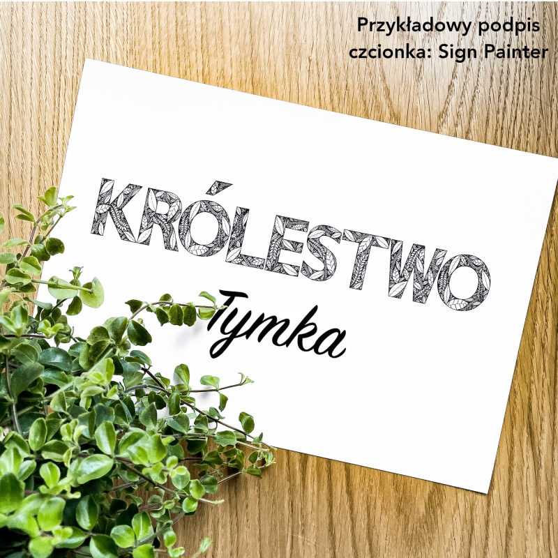 Plakat dla dziecka (personalizowany z imieniem).