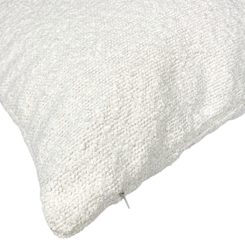 Biała poszewka na poduszkę boucle NEBIA I 45x45 cm