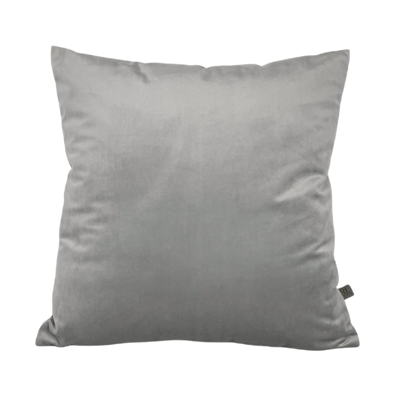 Szara poszewka welurowa BASE 45x45 cm
