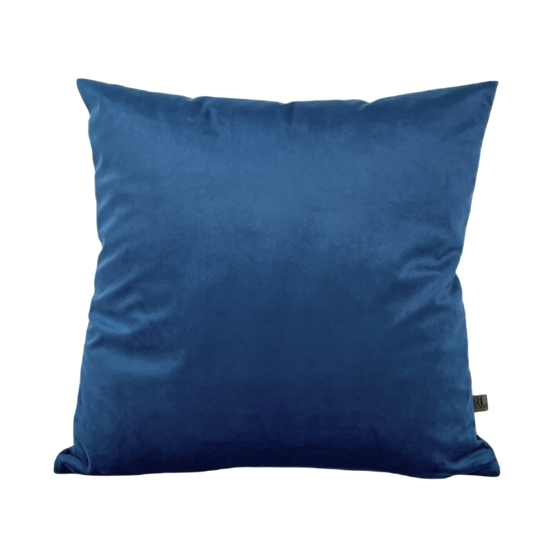 Granatowa poszewka welurowa BASE 45x45 cm