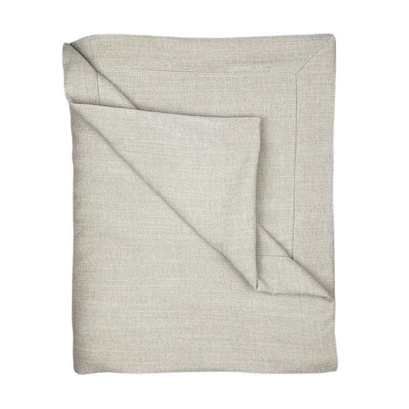 Szarobeżowa narzuta na łóżko szenilowa KLASYK