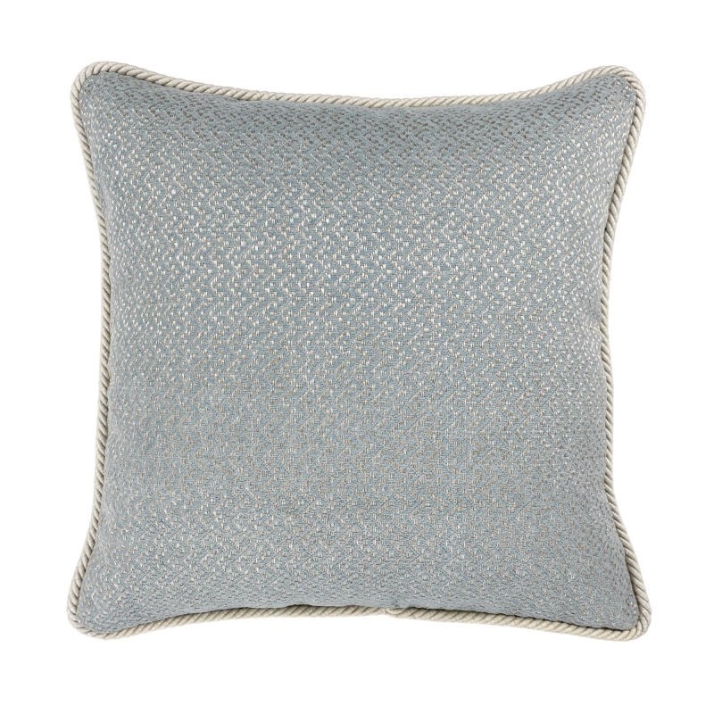 Błękitna poszewka na poduszkę ze sznurem GISELLE II 45x45 cm
