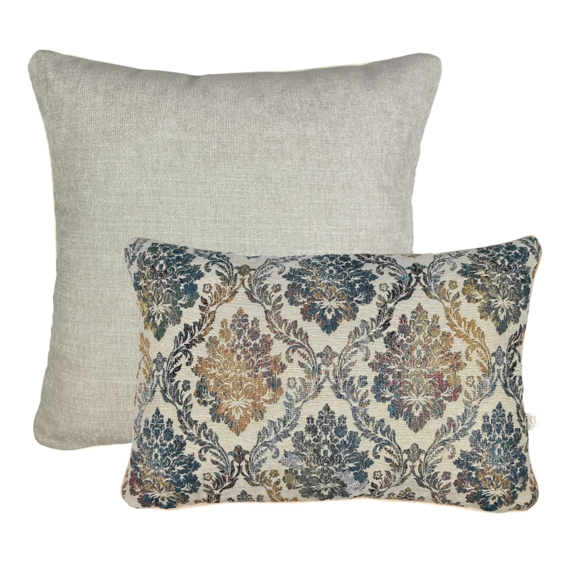 Beżowy zestaw dwóch poszewek na poduszki No. 8