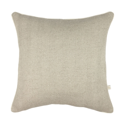 Lniana poszewka w jodełkę LINEA 45x45 cm