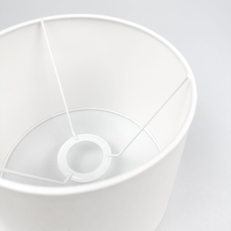 Mały abażur do lampki nocnej w odcieniu złamanej bieli BASE 20 cm.