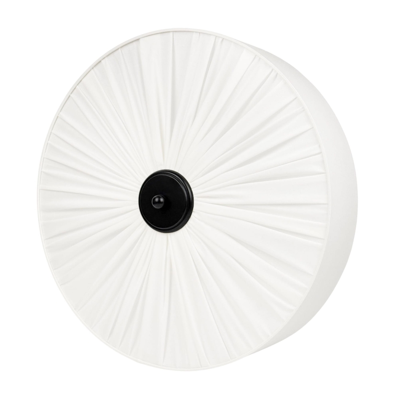 Elegancki kinkiet w kolorze złamanej bieli PLISE BLACK III.