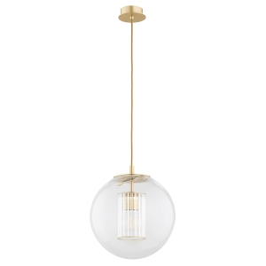 Mosiężna lampa wisząca kula HAMPTON