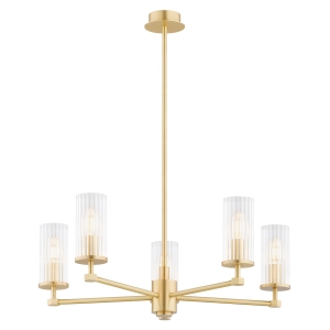 Mosiężny żyrandol HAMPTON 5