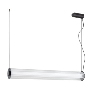 Lampa wisząca tuba HAMPTON tytan 120 cm