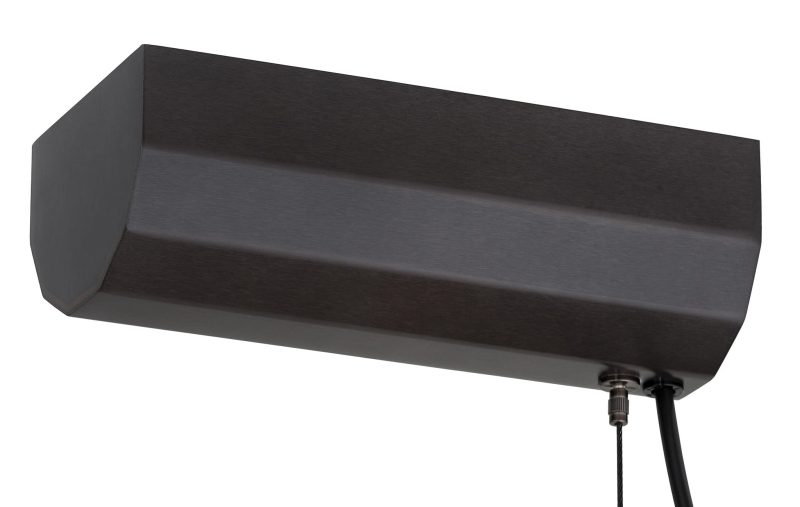 Podłużna lampa wisząca tuba w kolorze tytanu szczotkowanego z ryflowanego szkła HAMPTON 120 cm - podsufitka.