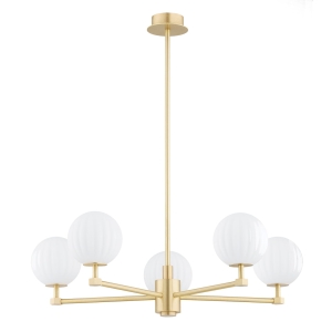 Mosiężny żyrandol PALOMA 5