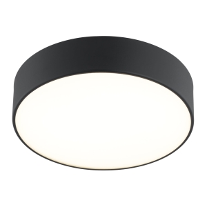Okrągły czarny plafon DARLING 35 cm