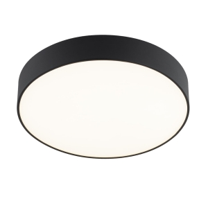 Okrągły czarny plafon DARLING 45 cm