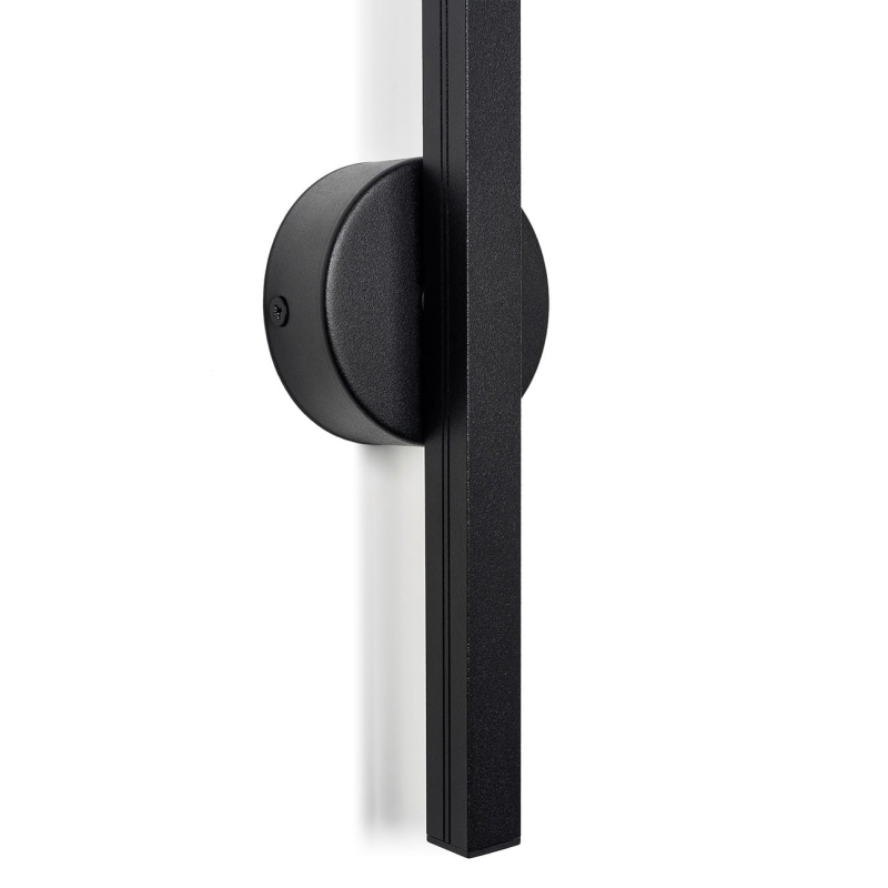 Minimalistyczny czarny kinkiet listwa podłużny ASSE 100 cm.