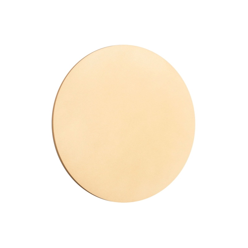 Okrągły złoty kinkiet podświetlany od tyłu OREGON PLUS M.