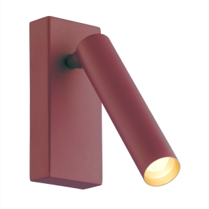 Regulowany czerwony kinkiet tuba RIO