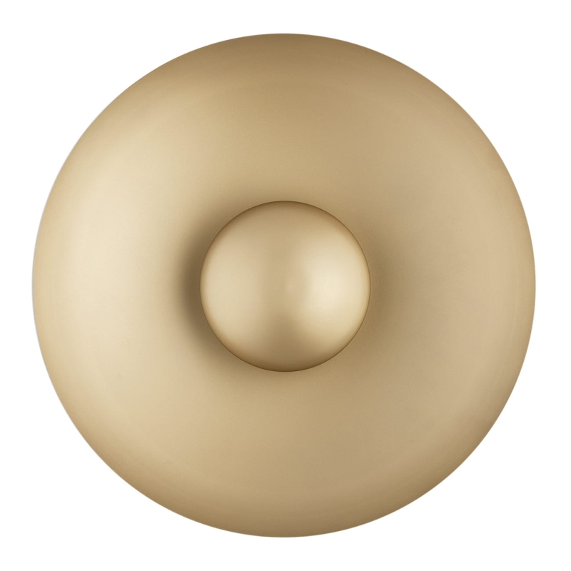 Złoty okrągły kinkiet talerz BOLTON.