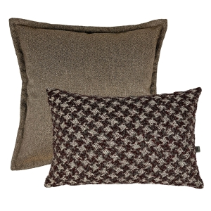 Brązowy zestaw poszewek na poduszki No. 10