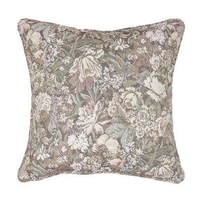 Żakardowa poszewka w kwiaty ROSA 45x45 cm