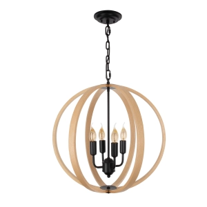 Czarna lampa wisząca MOON