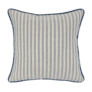 Niebieska poszewka w paski MARINA 45x45 cm