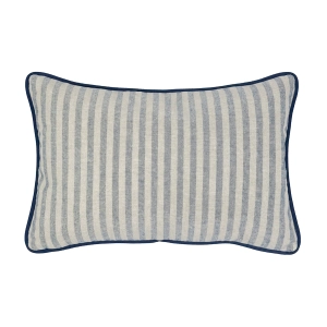 Niebieska poszewka w paski MARINA 30x45 cm