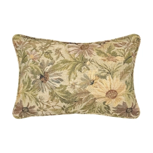 Żakardowa poszewka w kwiaty SOLIA 30x45 cm