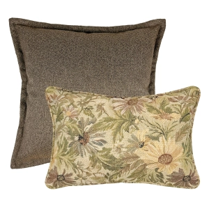 Brązowy zestaw poszewek na poduszki No. 36