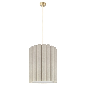 Lampa wisząca z blendą ONDE I len