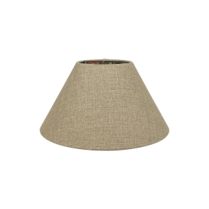 Lniany abażur z kwiatowym wzorem AURA - stożek 30 cm