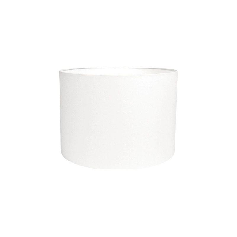 Mały okrągły abażur w kolorze złamanej bieli BASE 25 cm.