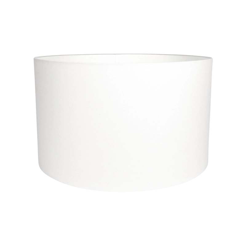 Mały okrągły abażur w kolorze złamanej bieli BASE 38 cm.