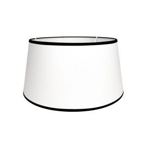 Biało-czarny abażur BASE - stożek 35 cm