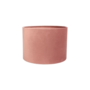 Abażur brudny róż BASE VELVET - walec 25 cm