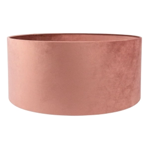 Abażur brudny róż BASE VELVET - walec 50 cm