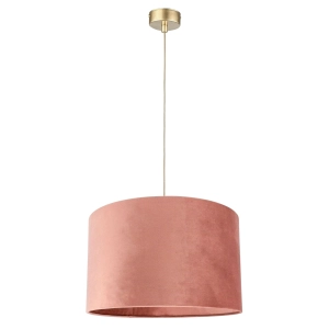 Lampa wisząca BASE VELVET I brudny róż