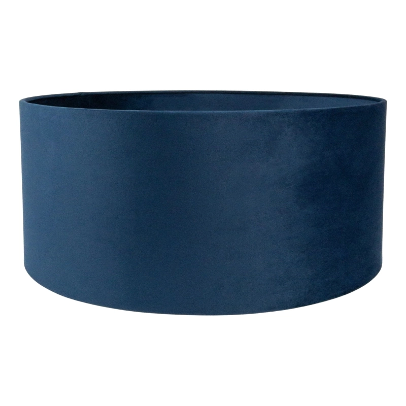 Granatowy abażur welurowy walec 50 cm BASE VELVET