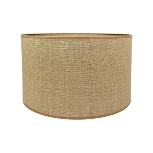 Jutowy abażur TELA - walec 38 cm