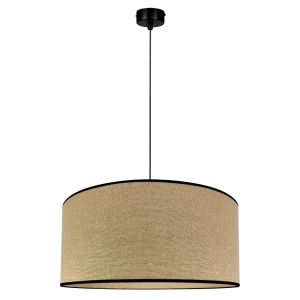 Jutowa lampa wisząca TELA BLACK II