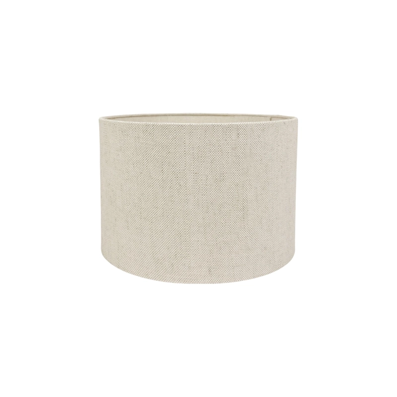 Mały lniany abażur walec LINO - walec 25 cm