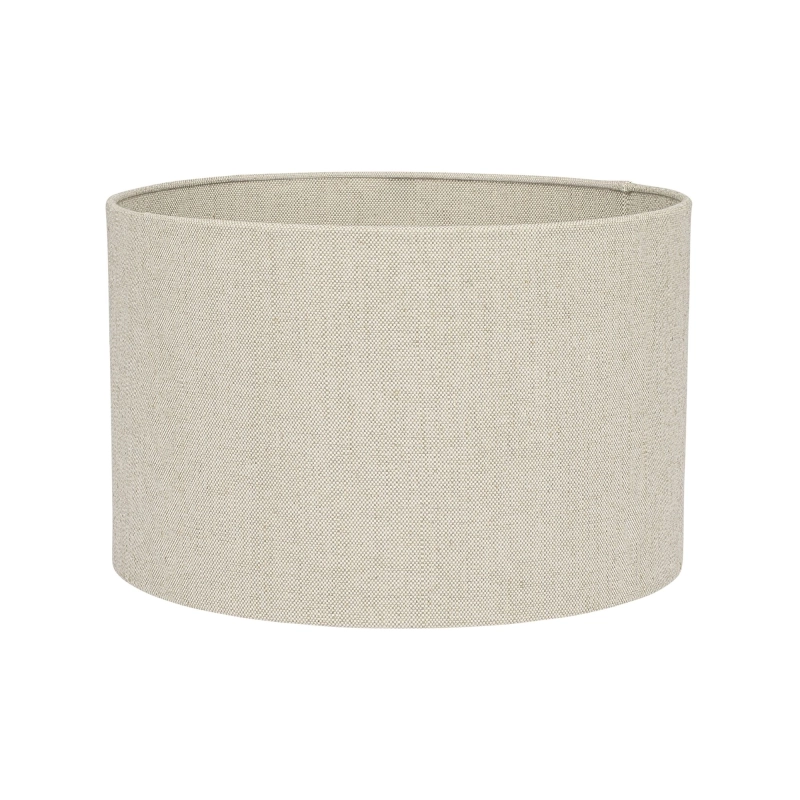 Okrągły abażur lniany walec 38 cm LINO.