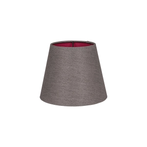 Szarobrązowy abażur RUBIA - stożek 20 cm