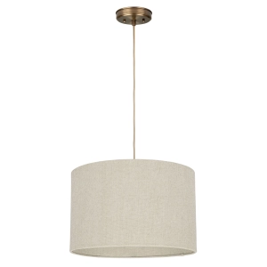 Lniana lampa wisząca LINO PATINA I