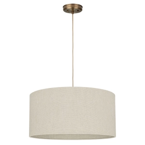 Lniana lampa wisząca LINO PATINA II